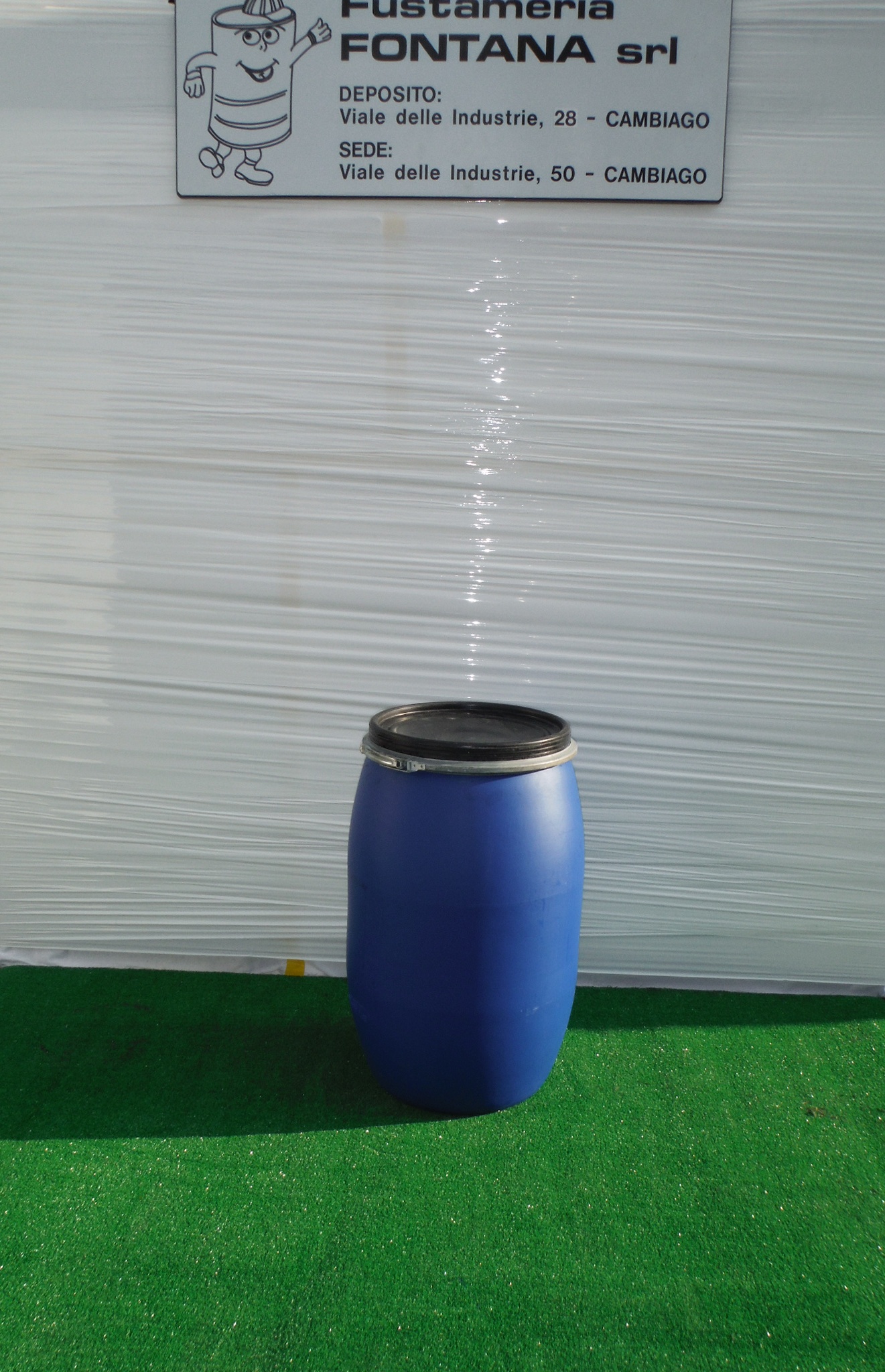 FUSTO IN PLASTICA AD APERTURA TOTALE